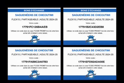 Billetterie avec bons d'échanges