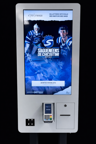 Billetterie avec borne d'achat libre-service